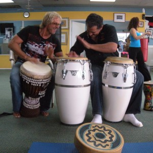 Master Diago and Toby Drumming