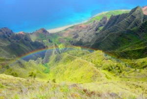 Valley with Rainbow