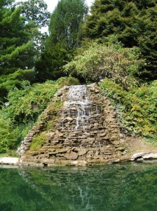 Water Flowing Down Rocks