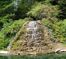 Water Flowing Down Rocks