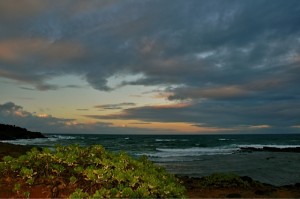 Sunset Over Ocean