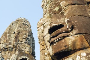 Stone Faces Smiling