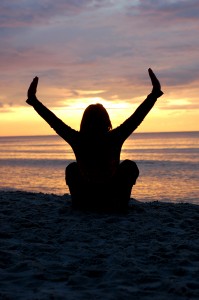 Sunset Yoga on Beach